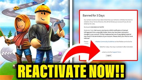 We need to talk. . How to reactivate roblox account
